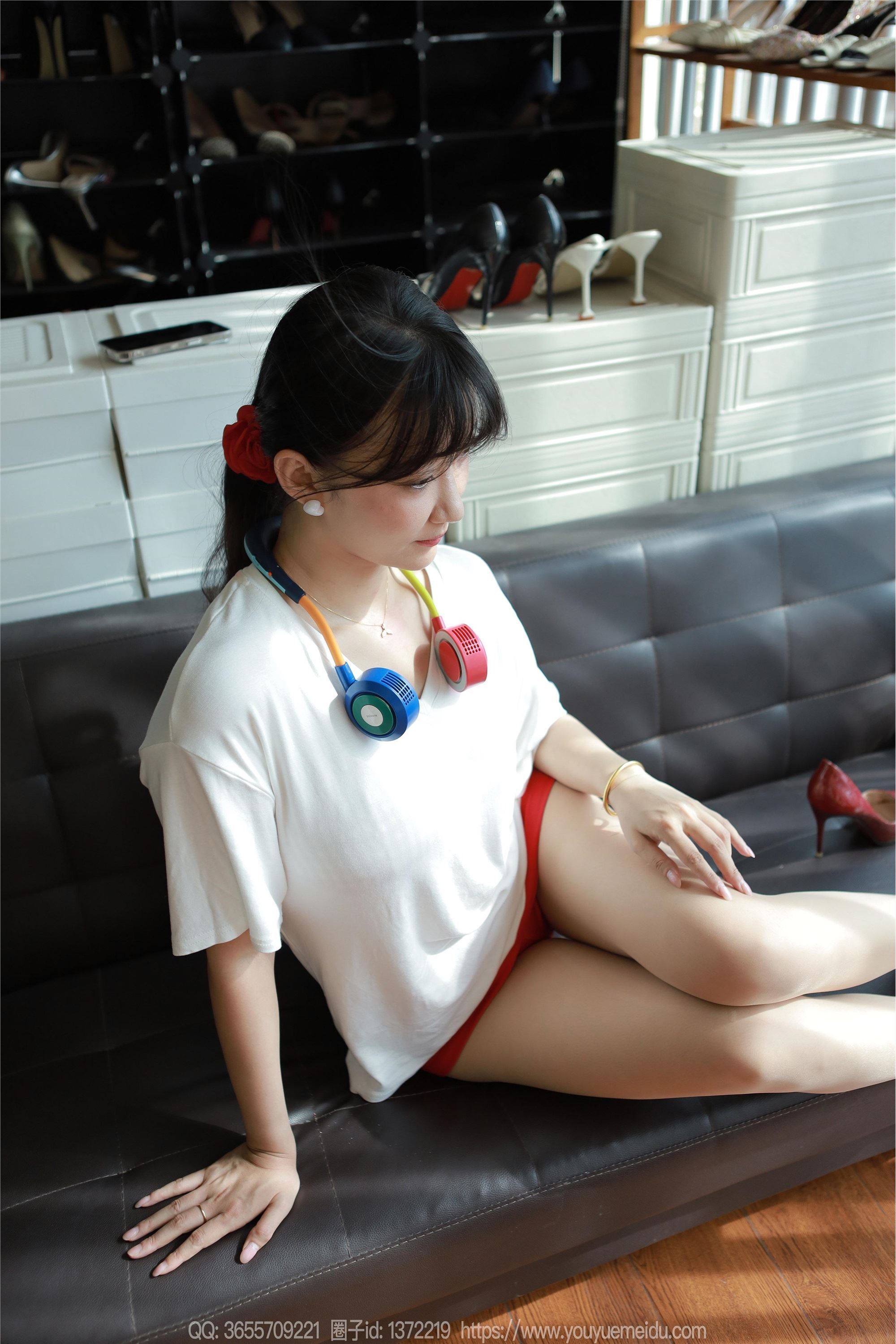 IESS异思趣向  2024.08.20 丝享家 1826 秋秋《白T红裙》